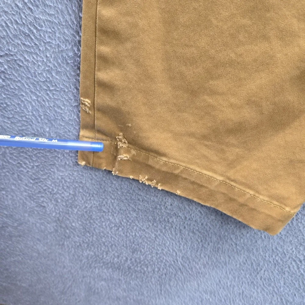 Banana Republic Men Pants 34X34 Tan Chino Twill Emerson Straight‎ Fit Button